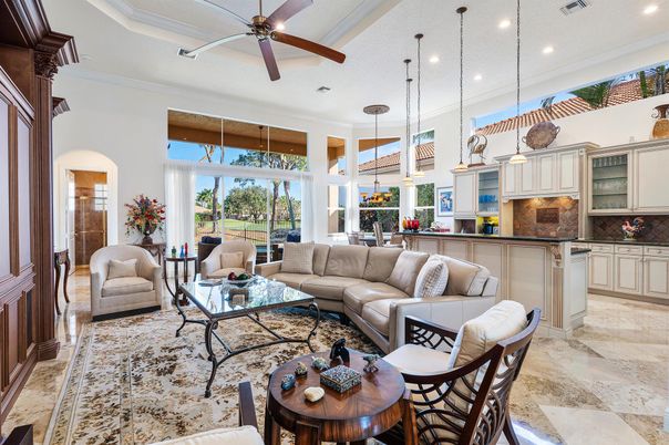 Interior, Kitchen, Living room, Pendant Lights, Recessed Lighting