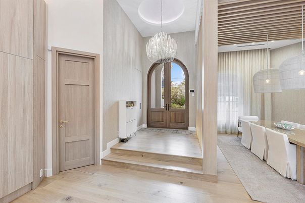 Chandelier, Interior, Pendant Lights, Wood Texture Flooring