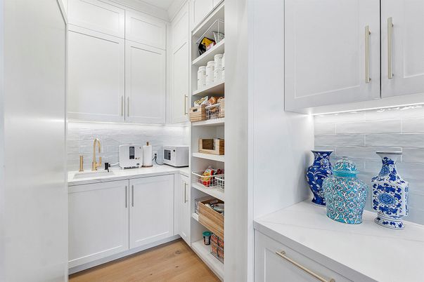 Interior, Kitchen, Wood Texture Flooring