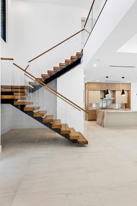 Interior, Kitchen, Marble, Pendant Lights, Recessed Lighting