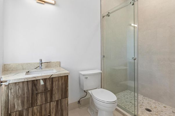 Bathroom, Glass Shower, Interior