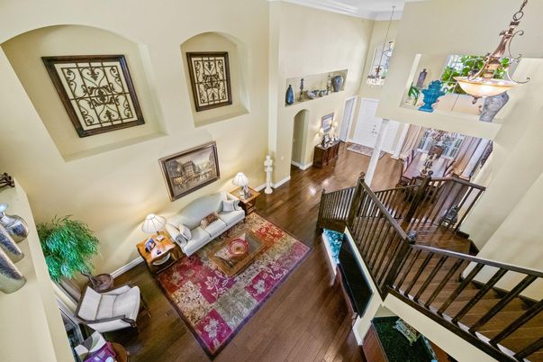 Dining room, Interior, Living room, Pendant Lights, Wood Texture Flooring