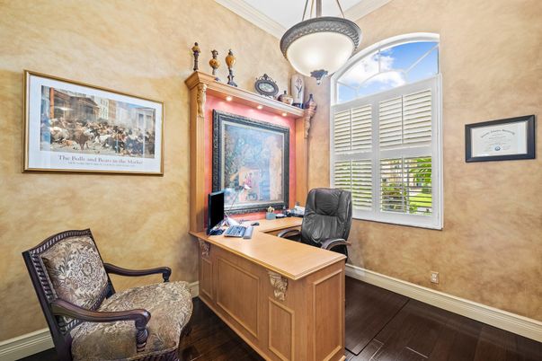 Home Office, Interior, Wood Texture Flooring