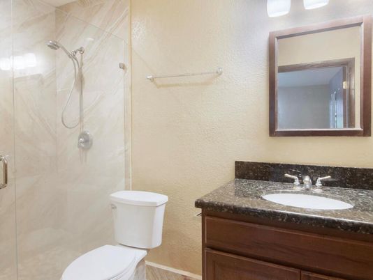 Bathroom, Glass Shower, Interior