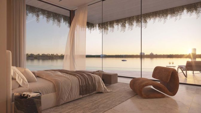 Bedroom, Interior, Water