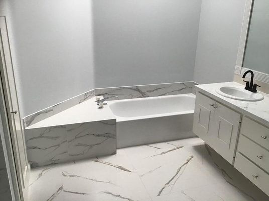 Bathroom, Dual Sink Vanities, Interior, Marble, Marble Walls