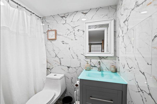 Bathroom, Interior, Marble Walls