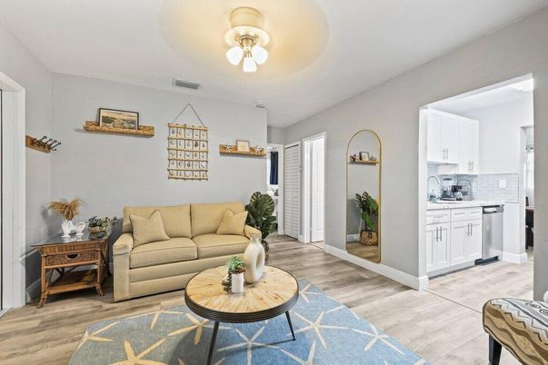Interior, Kitchen, Living room, Wood Texture Flooring