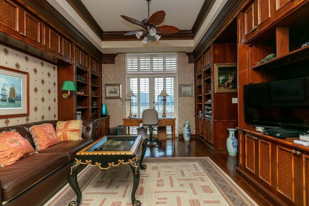 Home Office, Interior, Wood Texture Flooring