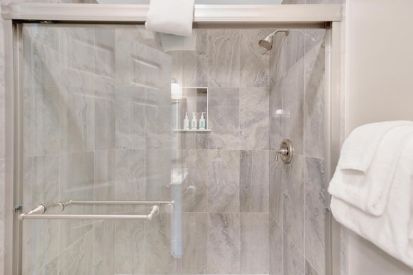 Bathroom, Glass Shower, Interior