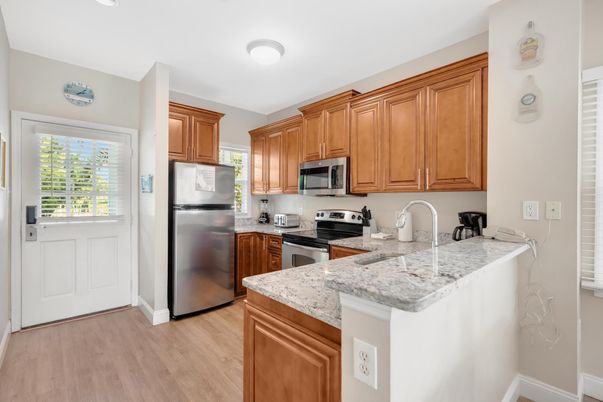Interior, Kitchen, Wood Texture Flooring