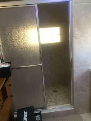 Bathroom, Glass Shower, Interior