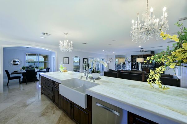 Chandelier, Dining room, Interior, Kitchen, Recessed Lighting