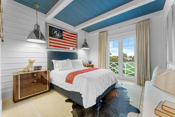 Bedroom, Interior, Pendant Lights