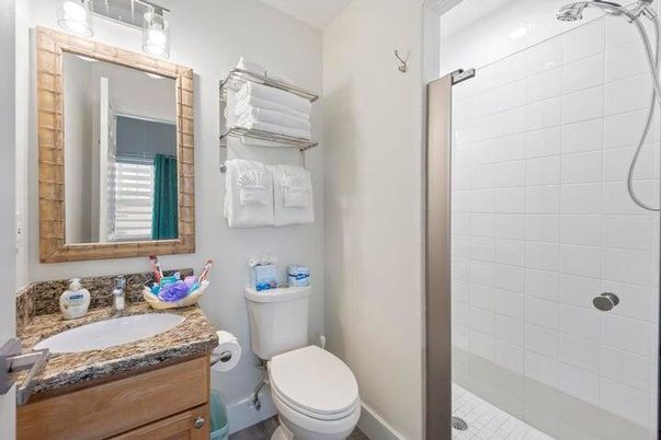 Bathroom, Glass Shower, Interior
