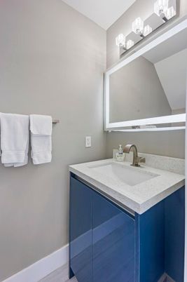 Bathroom, Interior, Wood Texture Flooring