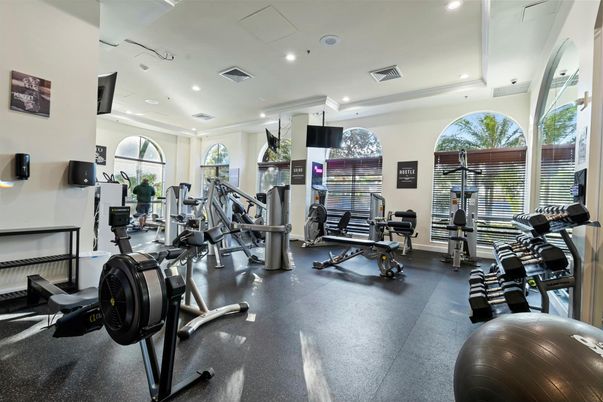 Fitness Equipment, Gym, Interior, Recessed Lighting