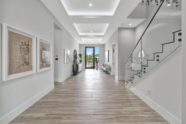 Interior, Recessed Lighting, Wood Texture Flooring
