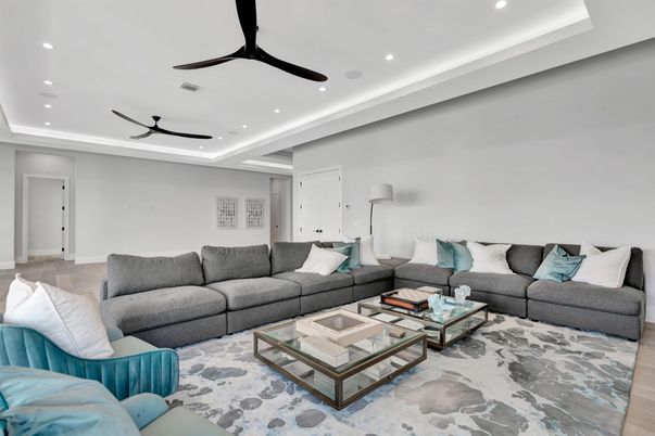 Interior, Living room, Recessed Lighting