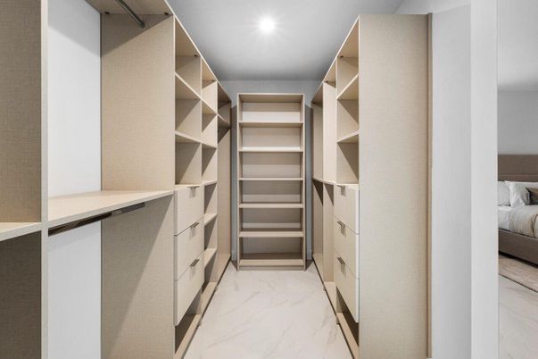 Interior, Marble, Recessed Lighting, Walk-in Closets