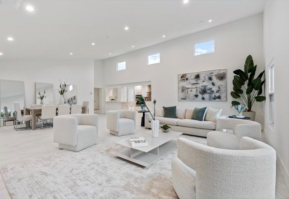 Dining room, Interior, Living room, Recessed Lighting