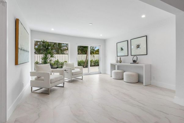 Interior, Living room, Marble, Recessed Lighting