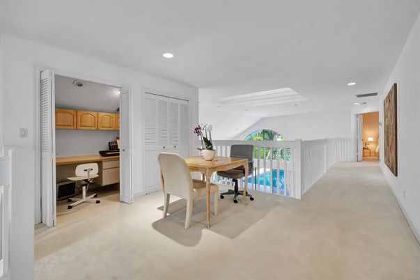 Home Office, Interior, Recessed Lighting