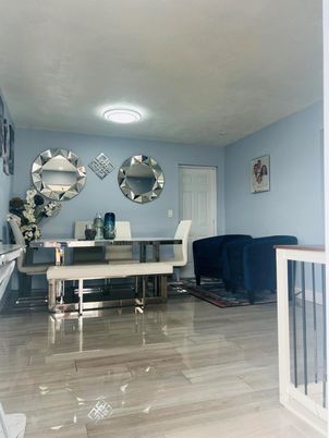 Dining room, Interior, Wood Texture Flooring