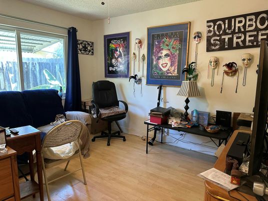 Home Office, Interior, Wood Texture Flooring
