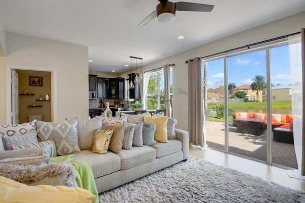 Dining room, Interior, Kitchen, Living room, Pendant Lights, Recessed Lighting