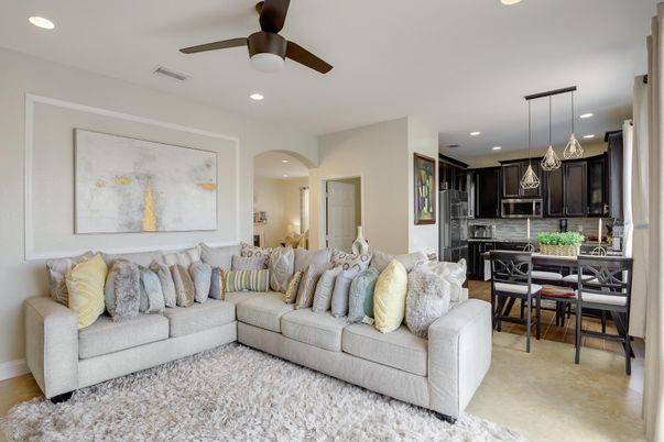 Dining room, Interior, Kitchen, Living room, Pendant Lights, Recessed Lighting, Stainless Steel Appliances