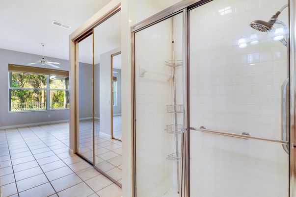 Bathroom, Empty room, Glass Shower, Interior