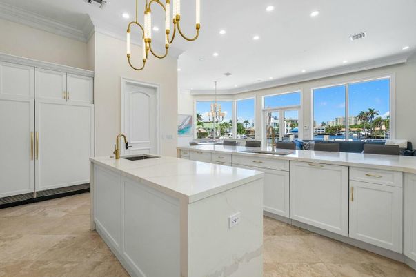 Chandelier, Interior, Kitchen, Recessed Lighting