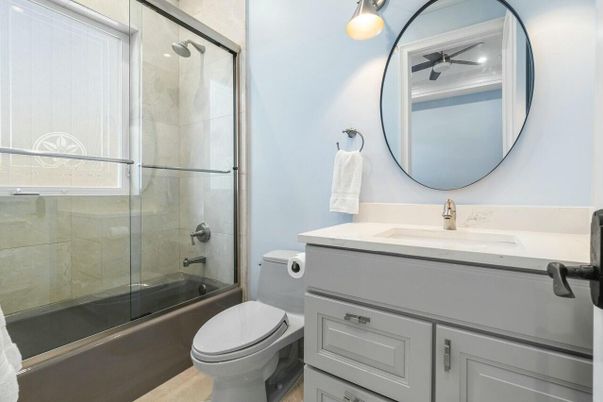 Bathroom, Glass Shower, Interior