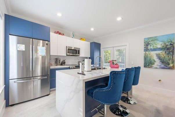 Interior, Kitchen, Recessed Lighting, Stainless Steel Appliances