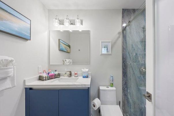 Bathroom, Glass Shower, Interior