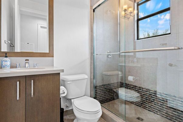 Bathroom, Glass Shower, Interior