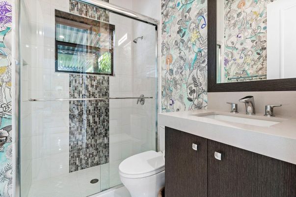 Bathroom, Glass Shower, Interior