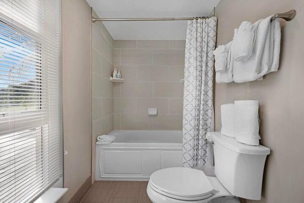 Bathroom, Interior, Wood Texture Flooring