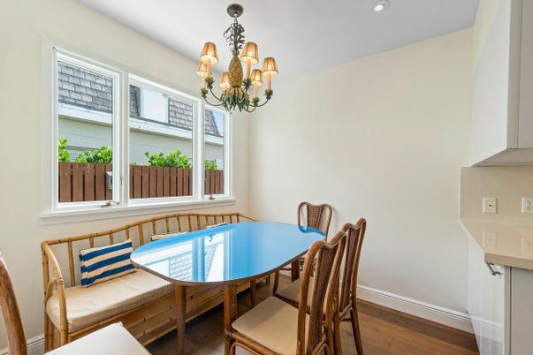 Chandelier, Dining room, Interior, Recessed Lighting, Wood Texture Flooring