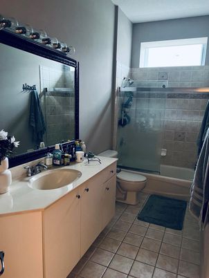 Bathroom, Dual Sink Vanities, Glass Shower, Interior