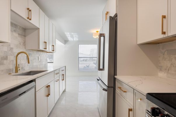 Interior, Kitchen, Marble Walls