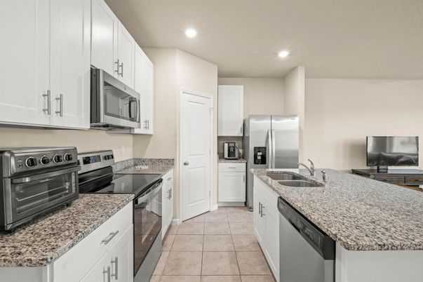 Interior, Kitchen, Recessed Lighting, Stainless Steel Appliances
