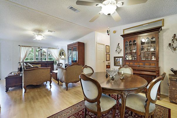 Dining room, Interior, Wood Texture Flooring
