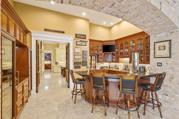 Interior, Recessed Lighting, Stone Walls