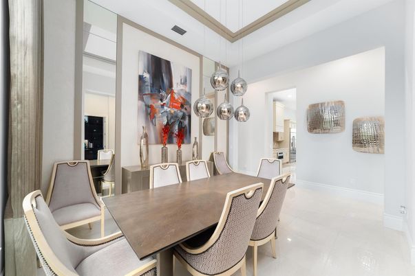 Dining room, Interior, Pendant Lights