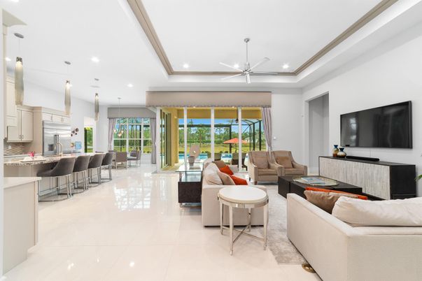 Interior, Kitchen, Living room, Pendant Lights, Recessed Lighting