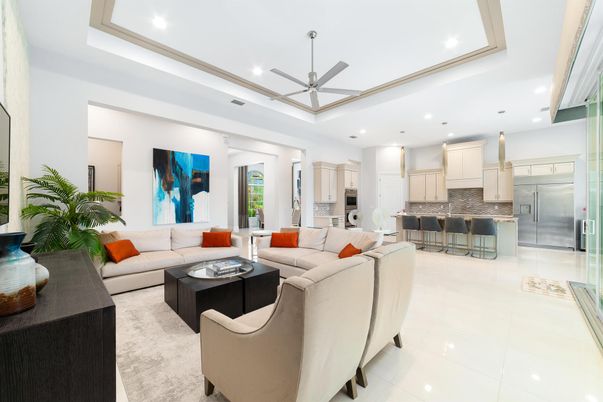 Interior, Kitchen, Living room, Pendant Lights, Recessed Lighting, Stainless Steel Appliances