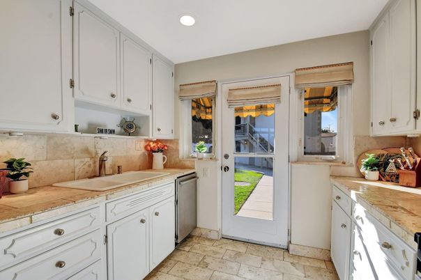 Interior, Kitchen, Recessed Lighting, Tile Countertops
