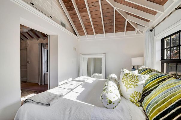 Bedroom, Interior, Wooden Beams, Wooden Ceilings